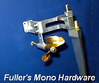 12 Cell MONO 3/16 Water Pickup Wedge Rudder Hardware  