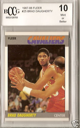 1987 88 FLEER BASKETBALL BCCG 10 BRAD DAUGHERTY RC  