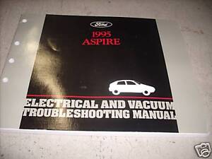 1995 Ford aspire owners manual #2