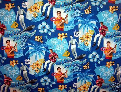 ELVIS PRESLEY BLUE HAWAII PARADISE PILLOWCASE HANDMADE  