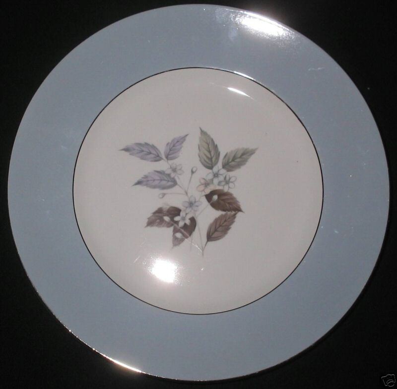 Ridgway WHITE MIST CHILTERN Dinner Plate (s) England  