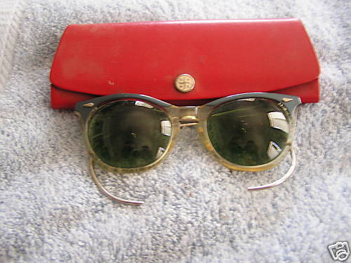 Vintage Cats Eye Glasses Art Deco 6 1/4 NICE  