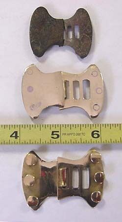 Neck Stock Buckle Brass Stock Buckle 18th century Repro  