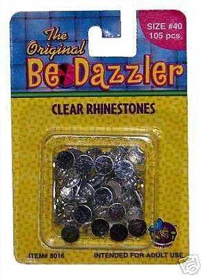 2520 Original Bedazzler Clear Rhinestones Size #40 NIP  