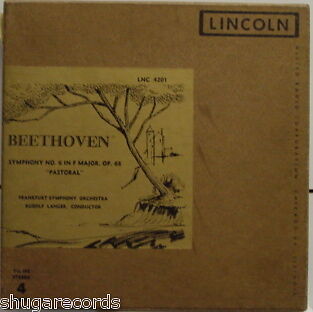 LANGER beethoven no 6 pastoral 4 Track reel to LNC 4201  