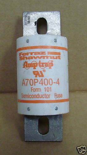 FERRAZ SHAWMUTT AMPTRAP SEMICONDUCTOR FUSE 400 AMP  