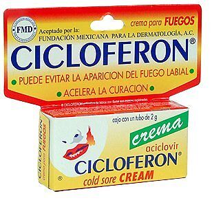 Four Pack Mexican Cold Sore Cream Cicloferon  