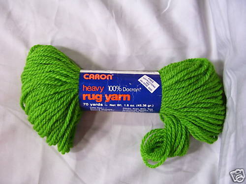 Caron Heavy Rug Yarn Avocado 70 yard Skein(s) Dacron  