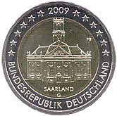 Comm - 2 Euro Germany 2009 Federal State of Saarland (S0