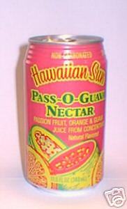 Hawaiian Sun PASS O GUAVA NECTAR JUICE (11.5 Oz. Cans)  