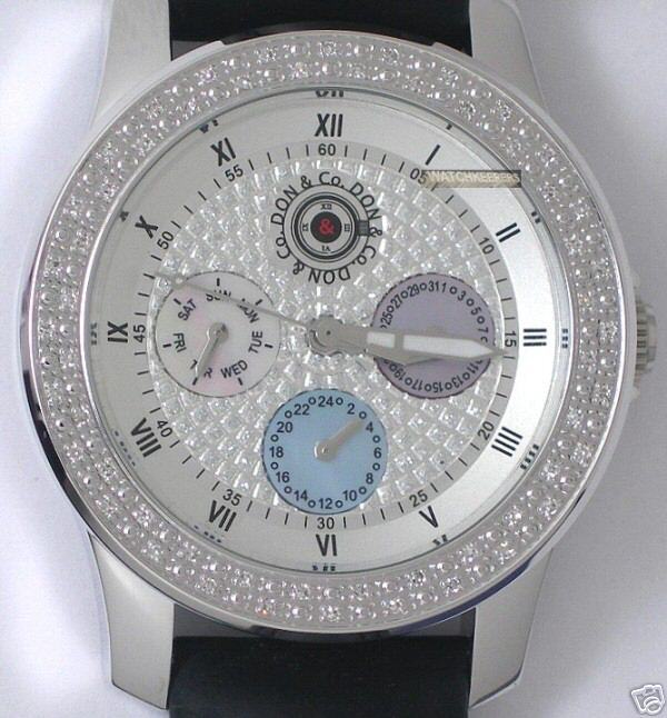 DON & CO LADIES 1.0 CT DIAMONDS WATCH, BRAND NEW JOJO  