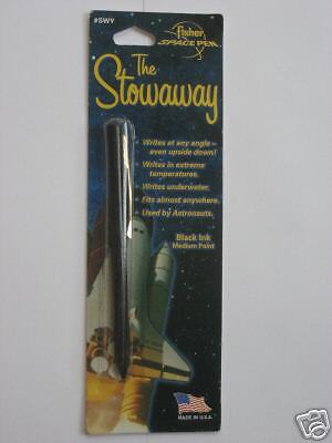 Fisher Black Stowaway Space Pen with PDA Stylus  