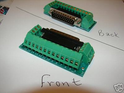 CNC Db25 Breakout Board adapter for Stepper Motor systm  