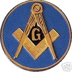 Masonic Car Auto Emblem (Light Blue)  