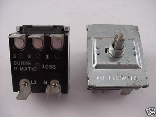 Bunn Coffee Maker Part 3 way switch 01053.0000 Part  