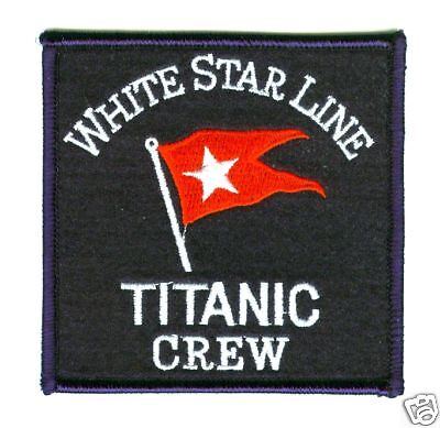 The Titanic Crew Patch will make a great addition to your TITANIC 