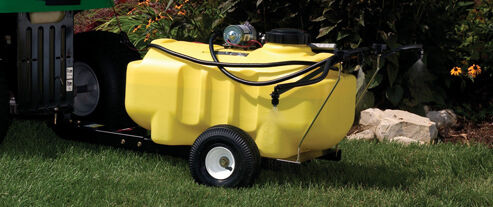 TOW BEHIND SPRAYER 25 GAL., 90 SPRAY, HEAVY DUTY POLY  