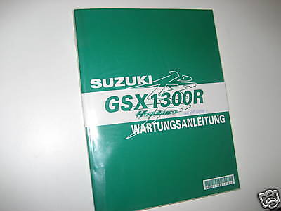 orig. WERKSTATTHANDBUCH Suzuki GSX1300R HAYABUSA K8 K9  