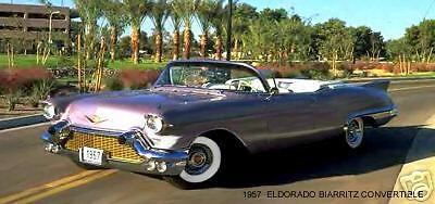 1957 CADILLAC ELDORADO BIARRITZ CONVERTIBLE(FRONT)  