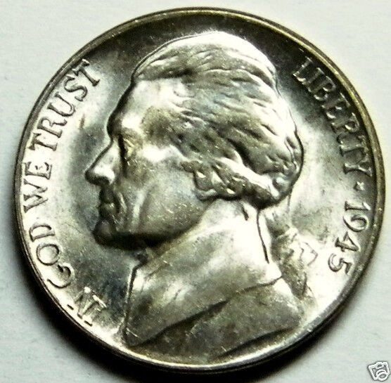 1945 S Brilliant Uncirculated Jefferson Nickel#6466  