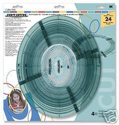 EK Success Curvy Cutter Oval Templates 015586677829  