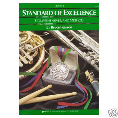 STANDARD OF EXCELLENCE METHOD BOOK 3   BASS CLARINET  