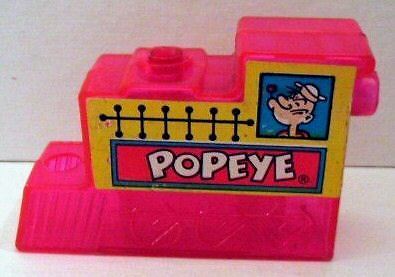 Vintage Popeye Bubble Blowing Train /Old Store Stock  