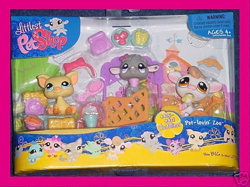 New Littlest Pet Shop PET LOVIN ZOO pets #475 476 477  