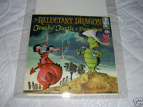 TOUCHE TURTLE RELUCTANT DRAGON VINTAGE 45 RECORD  