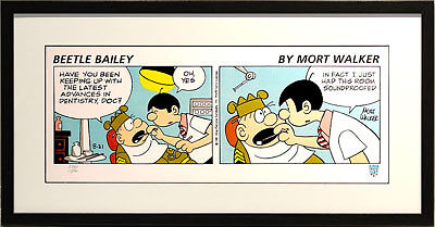 Advances in Dentistry Beetle Bailey Mort Walker Art  