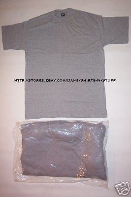 Pack GREY GRAY Plain Big Tees T Shirts 5XL 5X  