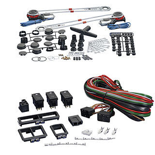 SPAL DELUXE POWER WINDOW KIT W/ SWITCHES HIGH QUALITY  
